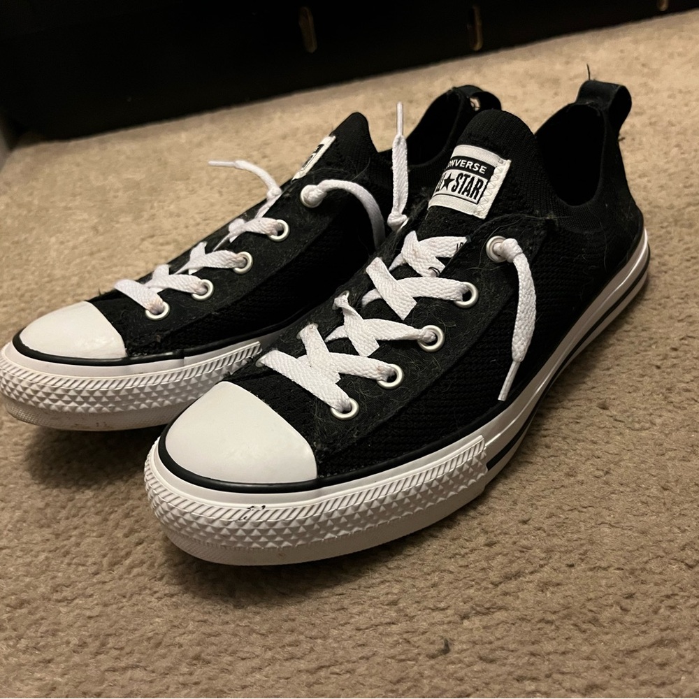 Black and White Converse